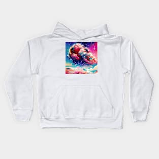 Space Clouds Kids Hoodie